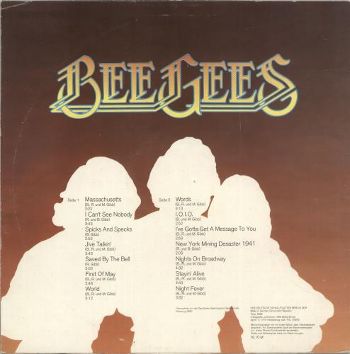 The Bee Gees Bee Gees German vinyl LP album (LP record) (698118)